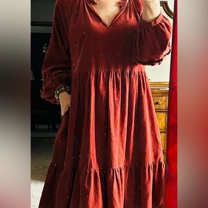 Elegant orange Women's Dress